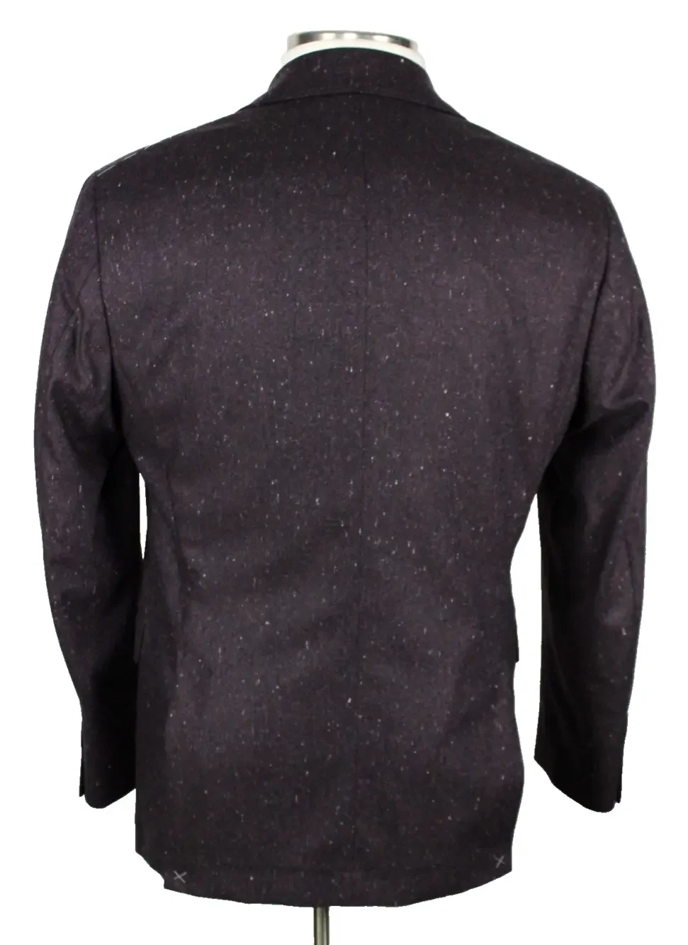 $6150 Brunello Cucinelli Blazer 38 R (48 EU) Purple Fleck Wool Cashmere Italy